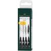 FABER-CASTELL Pitt Artist Pen 167100 schwarz 4 Stück