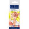 FABER-CASTELL Pitt Artist Pen Manga Kaoiro 167168 diverse Farben 6 Stück