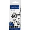 FABER-CASTELL Pitt Artist Pen Manga Mangaka 167124 schwarz 6 Stück