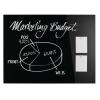 MAGNETOPLAN Design-Glasboard 1200x900mm 13404012 schwarz, magnetisch