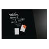 MAGNETOPLAN Design-Glasboard 1500x1000mm 13408012 schwarz, magnetisch