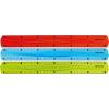 WESTCOTT Lineal, flexibel E-10222 00 30cm blau/rot/grün