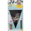 SECURIT Kreidetafel-Flaggen 4m FB-FLAG schwarz 20.8x14.5x0.1cm