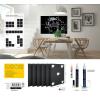 SECURIT Kreidetafel XXL FB-XXL 6 Stück 40x40x0.2cm