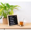 SECURIT Letterboard, Set WBL-TE-30-30 schwarz 30x30x2cm