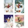COPPENRATH Adventskalender Mini A6 71583 Nostalgischer Glitzertraum