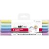 TOMBOW Dual Brush Pen ABT PRO ABTP-5P-2 Pastel Colours Set, 5 Stück
