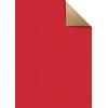 STEWO Geschenkpapier Uni Duplo 2514658222 70x100cm rot dunkel
