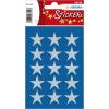 HERMA Sticker Sterne 22mm 3419 silber 45 Stück/3 Blatt