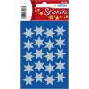 HERMA Sticker Sterne 21mm 3906 silber 60 Stück/3 Blatt