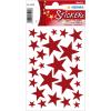 HERMA Sticker Sterne 15099 rot 27 Stück /1 Blatt