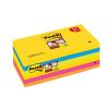 POST-IT Super Sticky Notes 76x76mm 654-SS-CARN-P8+4 Carnival 5 farben 12x90 Blatt