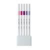 UNI-BALL Fineliner Emott 0.4mm PEM-SY_5C_NO.7 floral 5 Stück