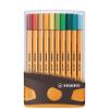 STABILO Fineliner Point 88 8820-03-05 20 Stück ass. ColorParade