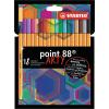 STABILO Fineliner Point 88 Arty 8818/1-20 18 Stück ass.