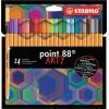 STABILO Fineliner Point 88 Arty 8824/1-20 24 Stück ass.