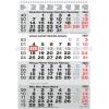 BIELLA 4-Monatskalender Wire-O 2026 889040000026U 4M/1S grau ML 31x47cm