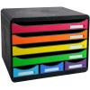 BIELLA Ablagebox STOREBOX 30779802BIDU schwarz/Harlekin, 7 Schubl.