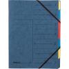 BIELLA Ordnungsmappe TOP COLOR 5407205BIEU blau , 7-teilig