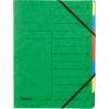 BIELLA Ordnungsmappe TOP COLOR 5407330BIEU grün, 7-teilig