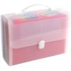 EXACOMPTA Fächermappe Crystal A4 55698E transparent 24-teilig