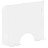 EXACOMPTA Hygienewand Exascreen 80058D Acrylglass Stand-alone 95x68cm