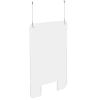 EXACOMPTA Hygienewand Exascreen 80158D Acrylglass m. Fenster 100x66cm