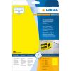 HERMA Etiketten SPECIAL 210x297mm 8033 gelb,ex.perm. 25 St./25 Bl.