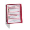 DURABLE Vario Wall, 5 Sherpa A4 555103 Set, rot