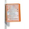 DURABLE Vario Magnet Wall, 5 Sherpa A4 591409 Set, orange