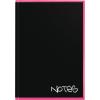 BIELLA Notizbuch Black Office A5 53851340U gepunktet, rosa 192 Seiten