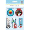 URSUS Magnetic Paper Clips Rockstar 43000004 4.5-6.5cm 5 Stück