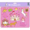 URSUS Schablonen Set 1 Princess 44100001 26.8x18.9x0.2cm 6 Stück