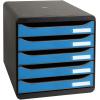 EXACOMPTA Schubladenbox Clean'Safe A4+ 3097100D blau