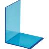 MAUL Buchstütze 10x10x13cm 3513631 transparent blau 2 Stück