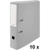 BÜROLINE Ordner 7cm 670082 grau, 10 Stück A4