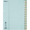 BIELLA Kartonregister 210g A4 46244500U blau/gelb 1-52