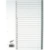 BÜROLINE Register PP A4 570997 grau 1-52