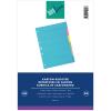 BÜROLINE Register Karton farbig A4 604191 6-teilig 215g