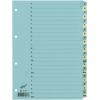 BÜROLINE Kartonregister A4 663408 blau/beige A-Z 24-teilig