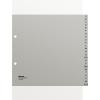 KOLMA Register LongLife A4 1/2 H. 69.249.03 grau A-Z 24-teilig