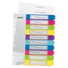 LEITZ Register PP WOW A4+ 12430000 mutlicolor 1-10
