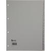 HETZEL Register PP A4 25245481 grau 1-31