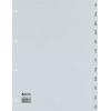 HETZEL Register PP A4 25271481 grau 1-20