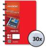ADOC Sichtbuch Standard A5 5835.600 rot 30 Taschen