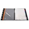 EXACOMPTA Sichtbuch Exaview A4 85434E schwarz 40 Taschen