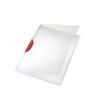 LEITZ Color Clip rot A4 41750025 transparent