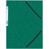 BÜROLINE Gummibandmappe A4 460695 grün, Karton