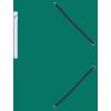 BÜROLINE Gummibandmappe A4 614493 grün, Kunststoff