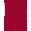 BÜROLINE Gummibandmappe A4 614496 rot, Kunststoff